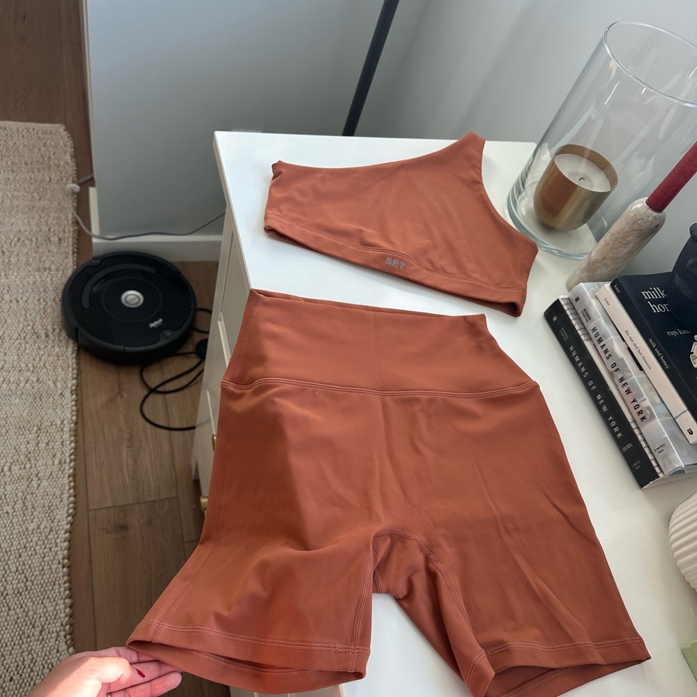 Set Active Two Piece Set | Terracotta | Size S